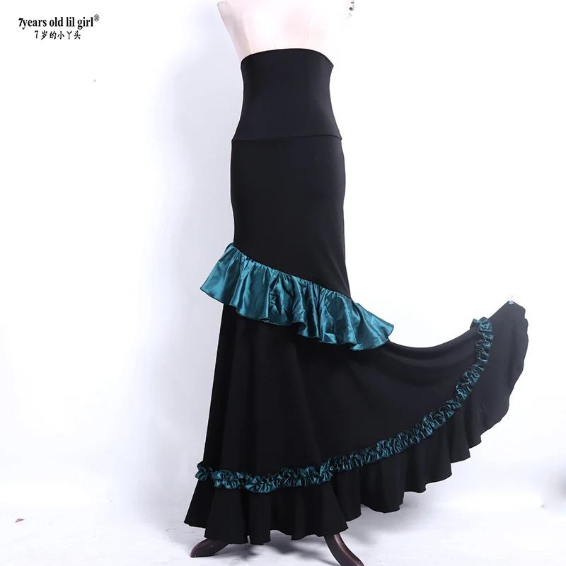 Vestido flamenco com babados de 6 camadas DTT41 é uma marca popular de roupas de dança