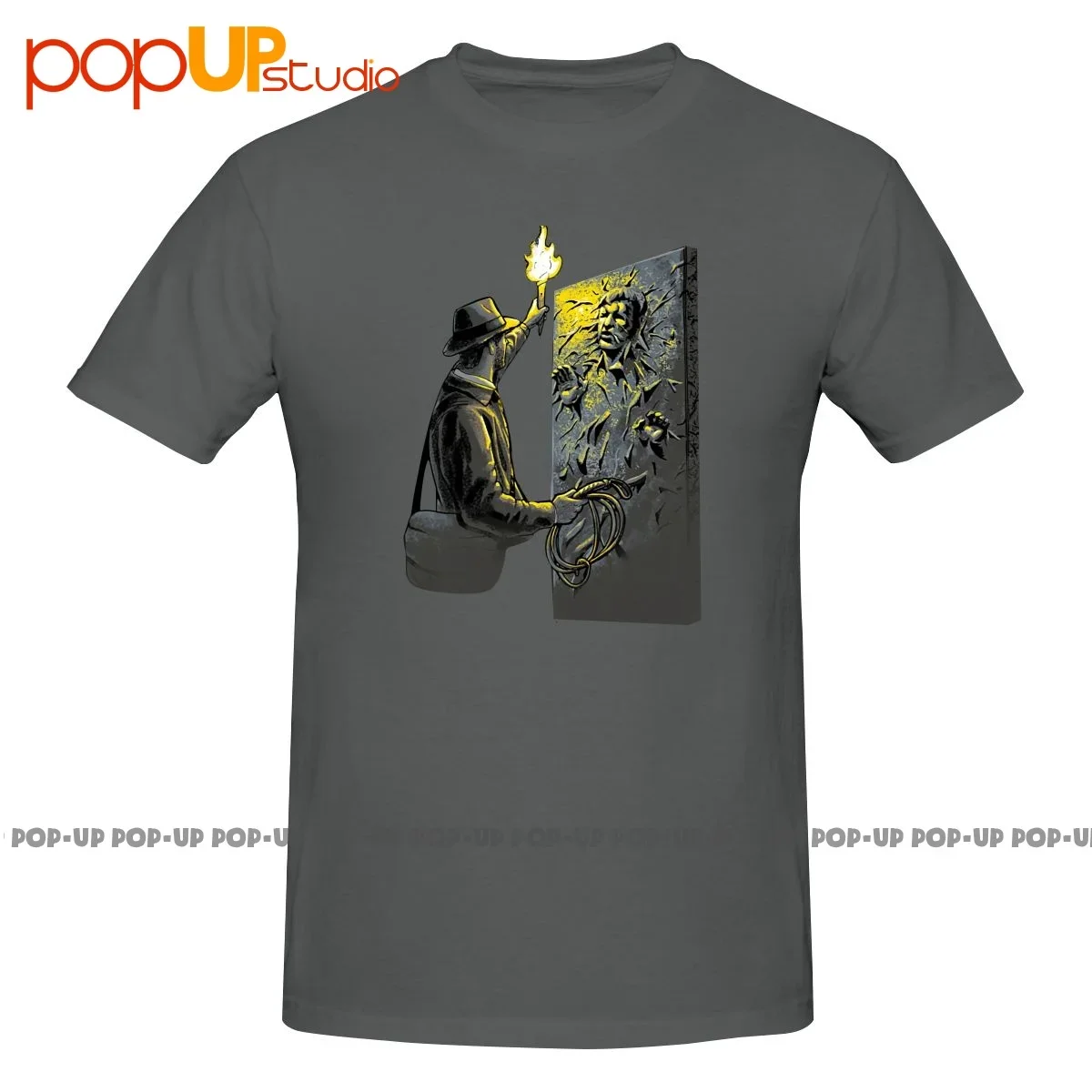 إنديانا جونز هان سولو كربونيت قميص كاجوال رائع تي شيرت تي شيرت Vtg عروض ساخنة فريدة من نوعها