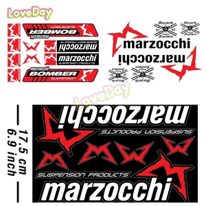Marzocchi -Bomber -Aufkleber Fahrradaufkleber, Schwerlast, Fahrrad -Frontgabel, Old School, Vinyl -Grafik -Aufkleber, Selbstverständlichkeitskleber -Adhesive 10 Hauptaufhängungs -Marzocchi - №4