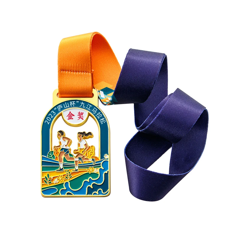 وسام الماراثون المعدنية، التخصيص الإبداعي، هدايا تذكارية لمنافسة الجري، جائزة، ديكور معلق حول الرقبة، قطعة واحدة