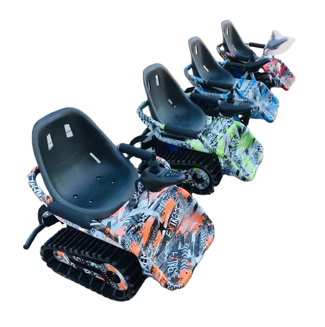 2024 Newest Electric Tankette 4 Wheel Electric Go Karts with Disc Brake and Outdoor Use