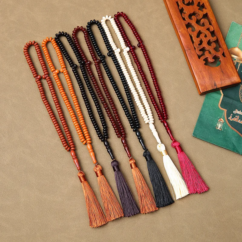 

New Colorful Tassel Bracelet, Muslim Prayer Bead Bracelet, Prayer Bead Handheld, Counting Beads, 99 Beads Jewelry ﻿