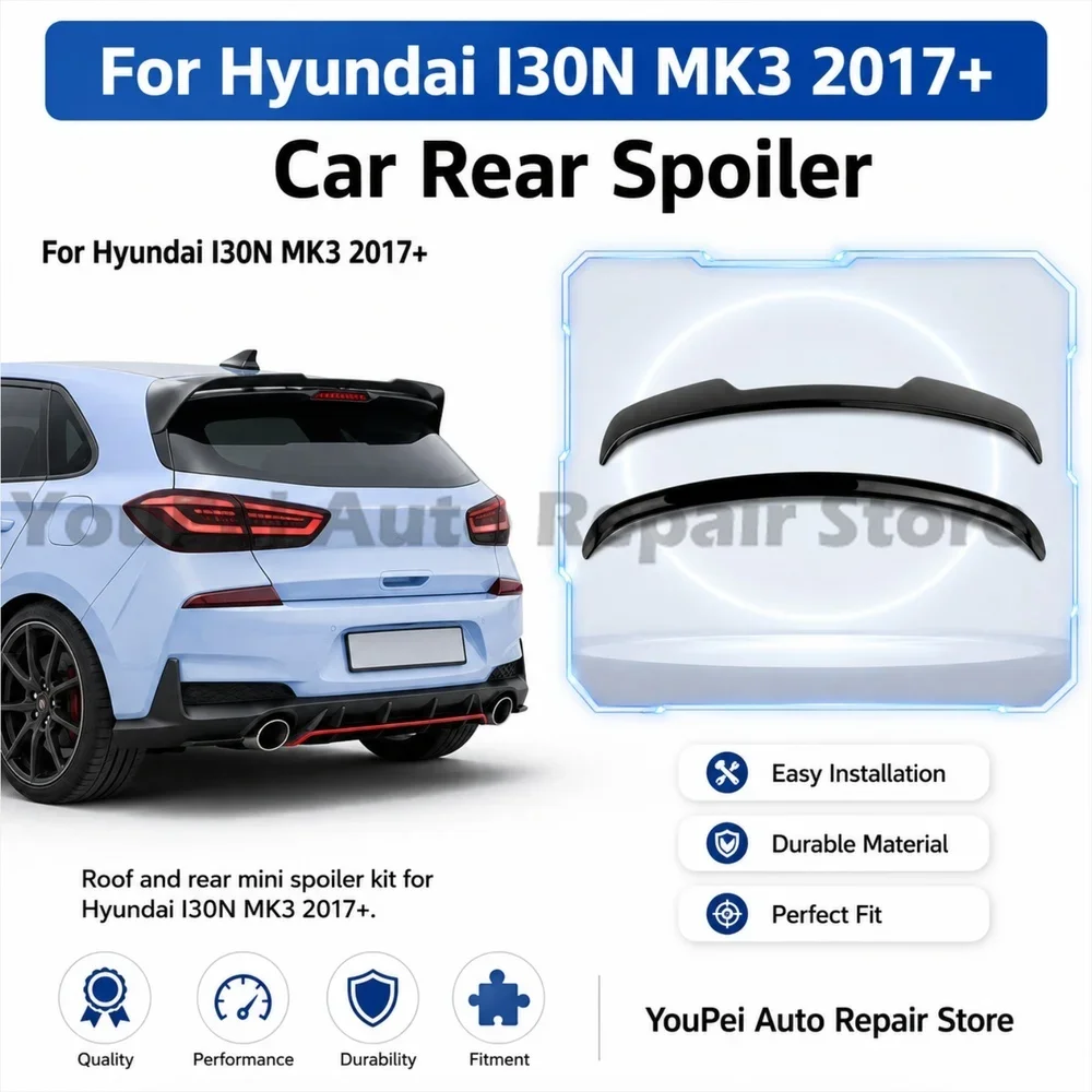 for Mercedes W177 A35 AMG Hatchback Roof Spoiler 2018+ OEM Fit New A-Class Exterior Modification Kit