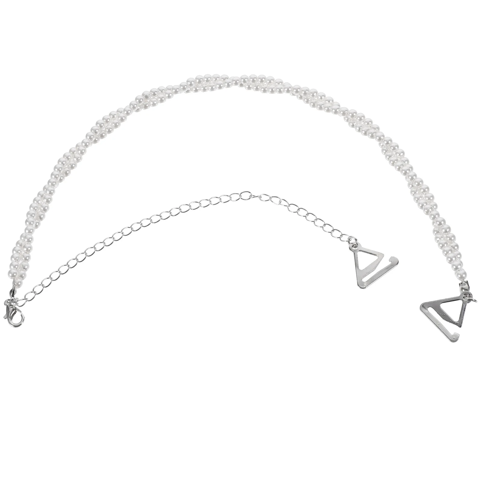 

Pearl Bra Straps Decorative Replacement Adjustable Length Non Irritating Material Tank Halter Dresses Swimsuits Women Underwear