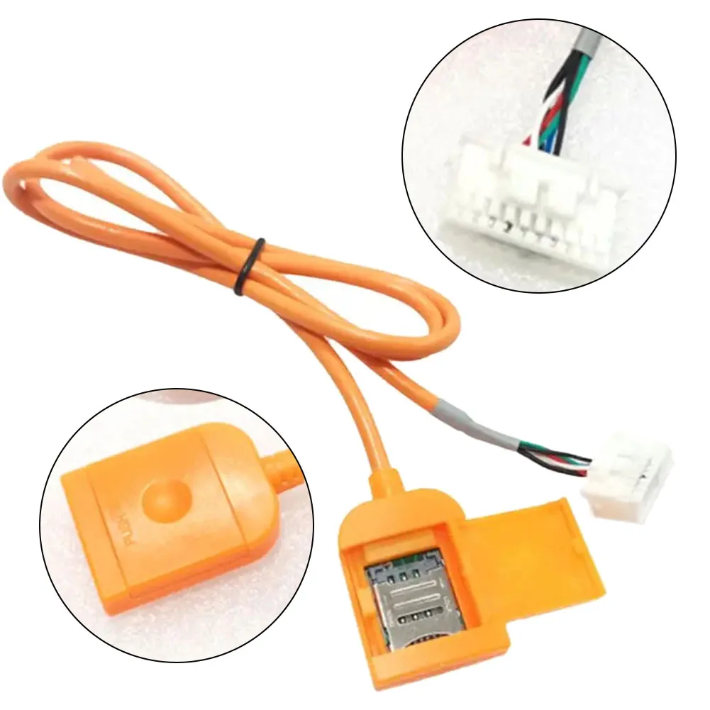 SIM Card Slot Adapter 4G 20P Cable For for Android Navigation Radios Providing Seamless Network Access and Signal Transmission