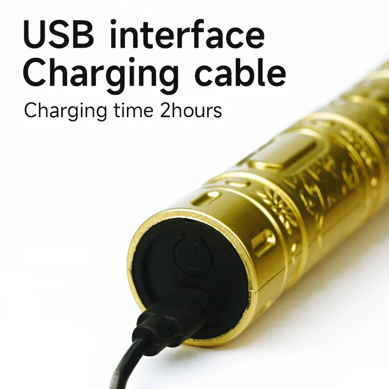 Cortadora de pelo Vintage، cortadora inalalbabra، portátil، USB، carga cepat، makas الفقرة cortar cabello، Afeitadora eléctrica #5