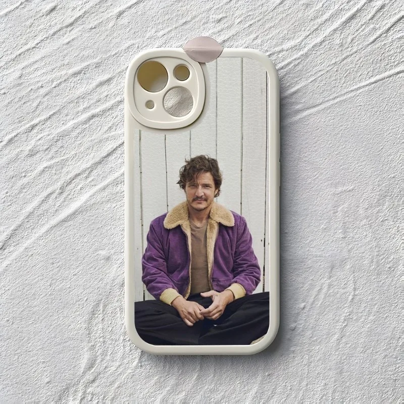 Pedro Pascal Collage Pics Phone Case For Iphone 15 14 13 Pro Max 12 11 Mini X Xr Xs 7 8 Puls Lambskin Silicone Cover