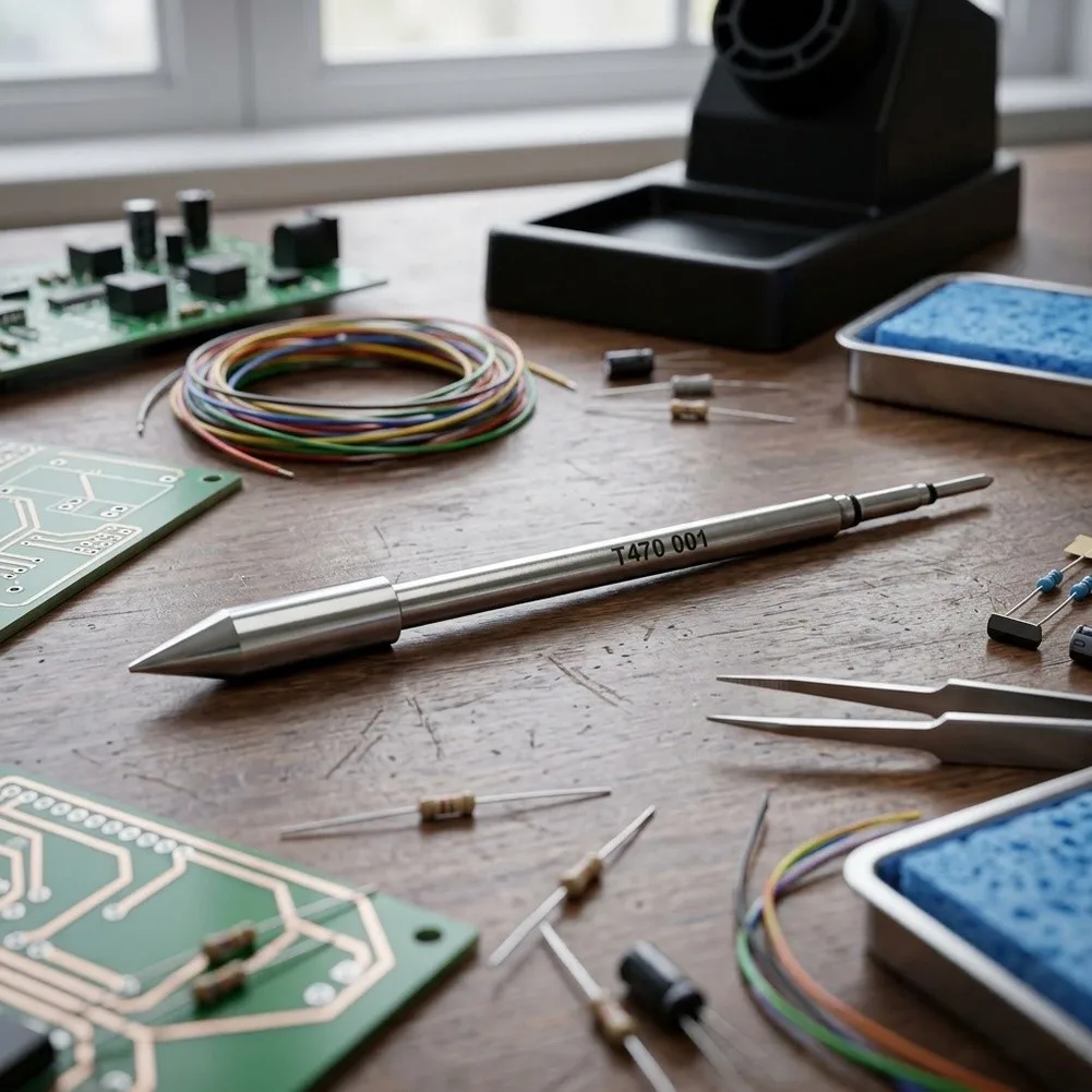 470 Series Soldering Iron Tips with Insulated Heating Core for Electronic Repair Tools Compatible with Weller 470