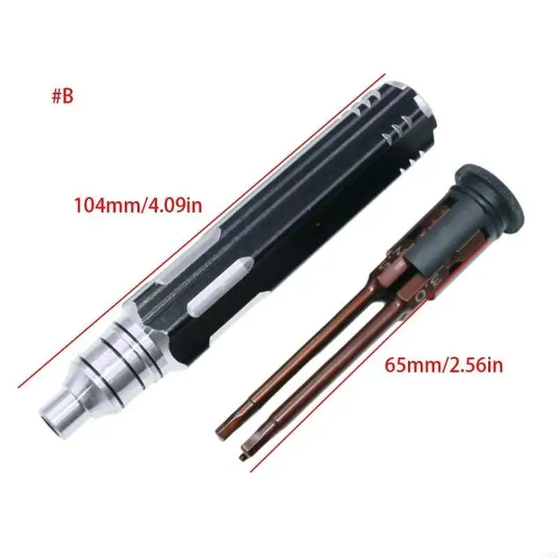 CORB 1.5/2.0/2.5/3.0mm Hexagonal Screwdriver Set For Model Building Ergonomic Design Model Tool for Crafting Aircraft