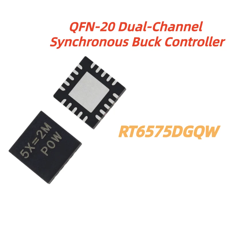 2-5pcs/lot 100% New Quality QFN20 RT6575DGQW RT6575D 5X=1E 5X= QFN-20 Chipset