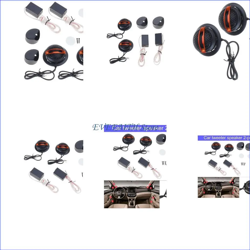 

Высокоэффективный универсальный автоматический звуковой купольный твитер 124B, громкий и чистый звук