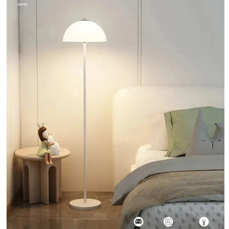 

Mushroom Design E27 Led Floor Lamp for Living Room Sofa Side Standing Lamps Remote Control Dim Bedroom Bedside Light Home Decor