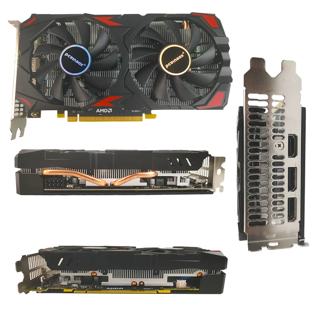 RX 580 الشركة المصنعة المورد رائجة البيع وحدة معالجة الرسومات الأصلية RX 5500 RX 5700 XT 8GB Placa de Video Support OEM ODM