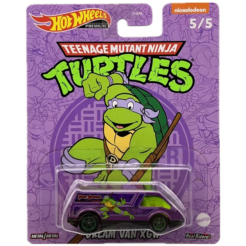 Originale Hot Wheels 1/64 Pop Culture 2022 N Caso Tartarughe Ninja Dlb45 Diecast Modello di Auto Giocattoli per I Ragazzi Regalo
