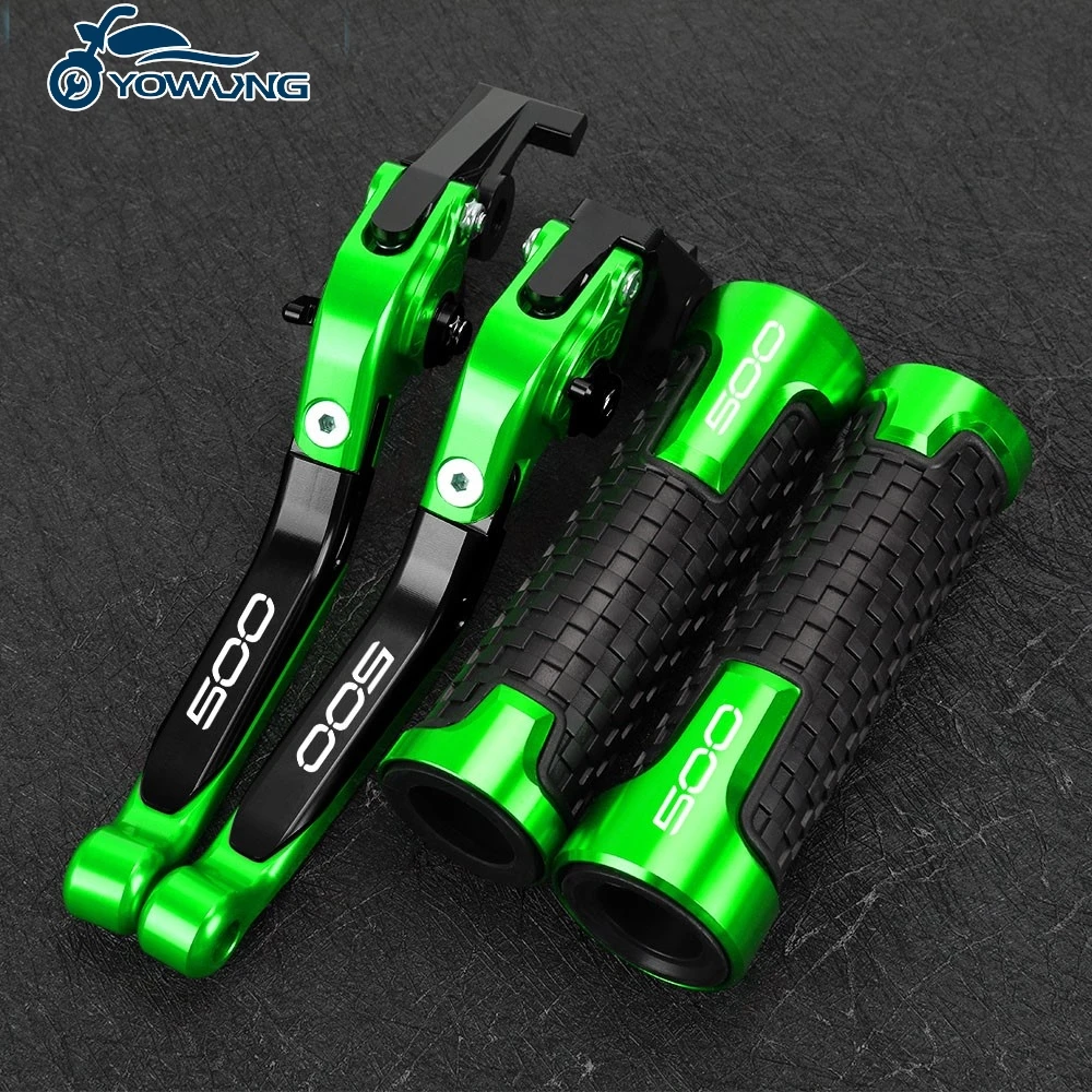 لكاواساكي Z500 نينجا 500 نينجا 500 Z 500 2024 2025 قابل للتعديل دواسة فرامل عتلات المقود القبضات ينتهي دراجة نارية الملحقات