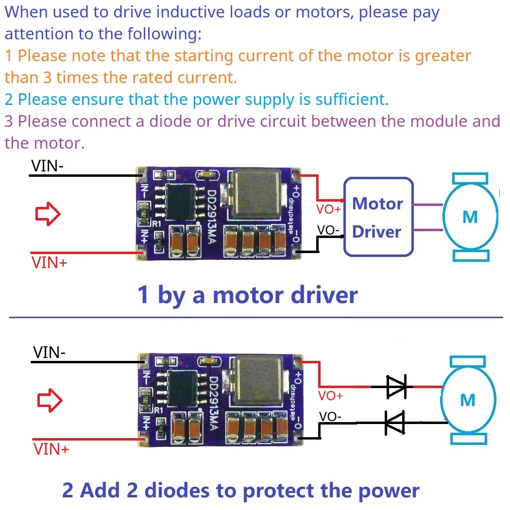 3A Synchronous Step-Down Regulator OVP OCP OTP SCP DC-DC Buck Converter 4.5V-30V to 3V 3.3V 4.2V 5V 6V 7.5V 9V 12V DD2913MA