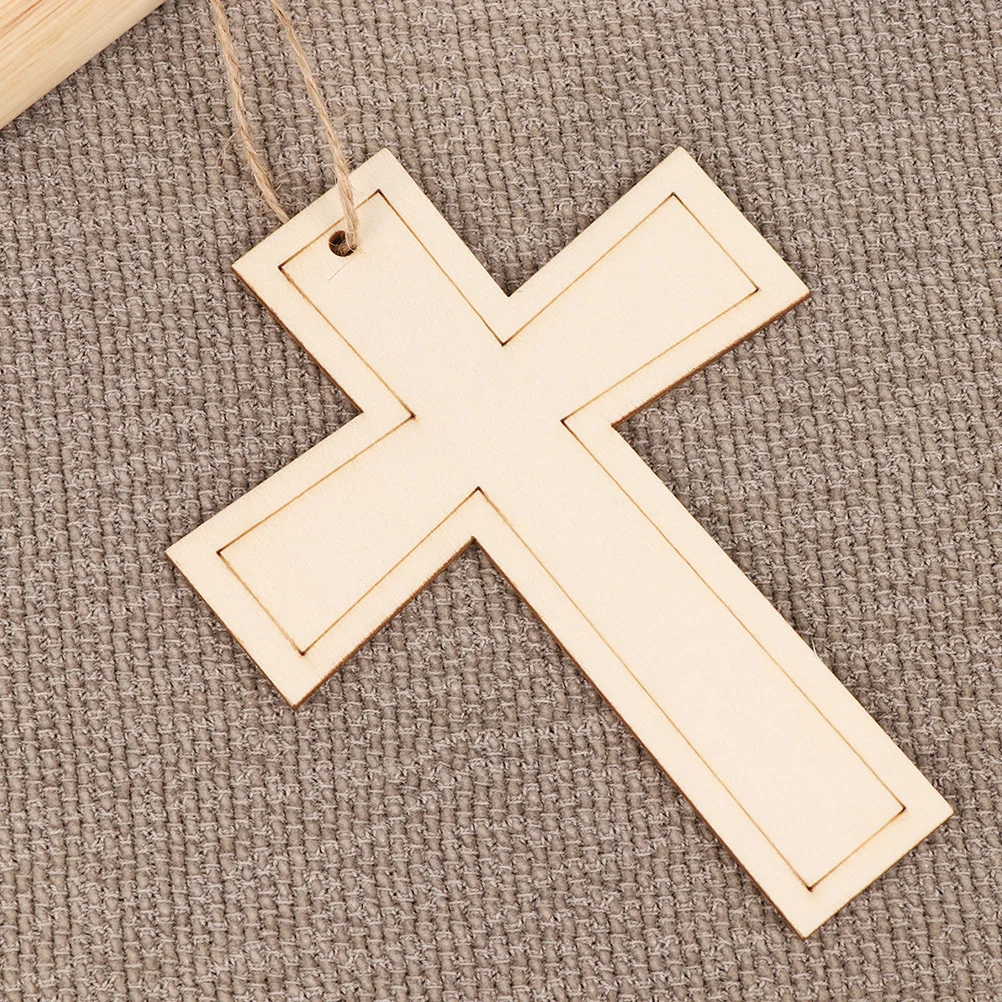 24 szt. Drewniane Krzyżyki do Samodzielnego Wykonania, Zawieszki do Graffiti, Niedokończone Naturalne Kawałki Drewna do Dekoracji Ścian, Artykuły na Przyjęcia