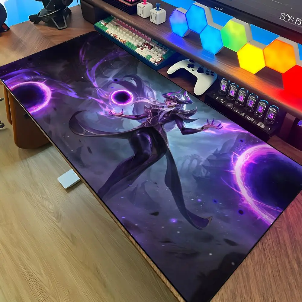 Syndra TahmKench Taliyah Mouse Pad Cartoon Lockedge Large Gaming Pad Computer Gamer Keyboard Mat Desk Mousepad PC Desk Pad