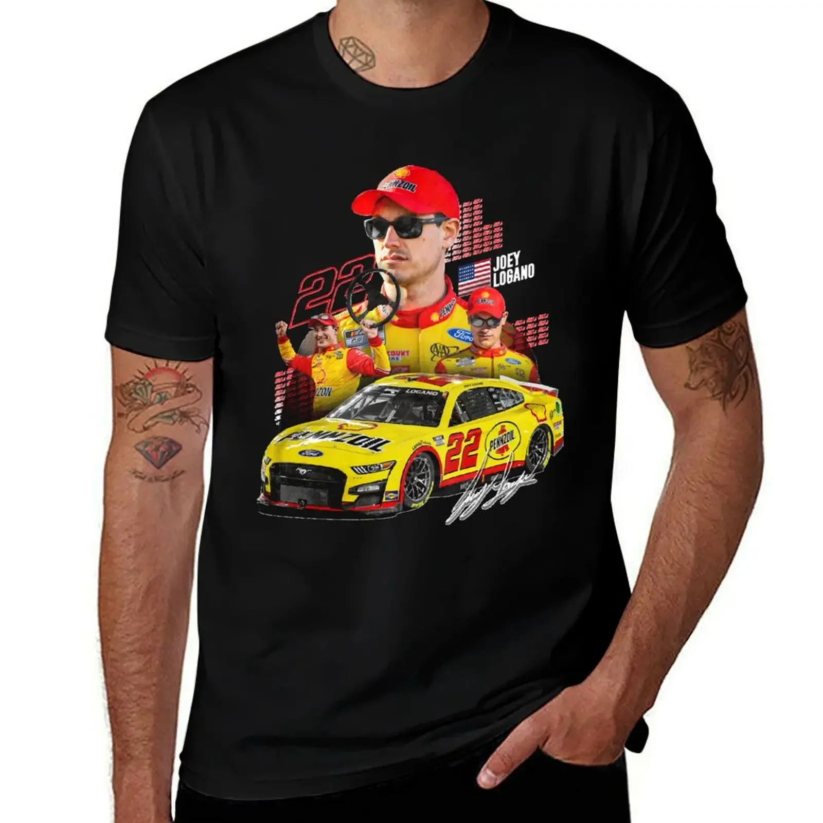 

NEW Joey Logano NEXT GEN MUSTANG 2022 T-Shirt Louboutins new edition man clothes tee shirts for men