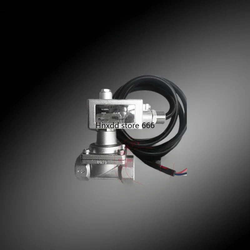 Normally Closed Normally Open Threaded All Stainless Steel Solenoid Valve, All-Through Coil Piston Steam CT6