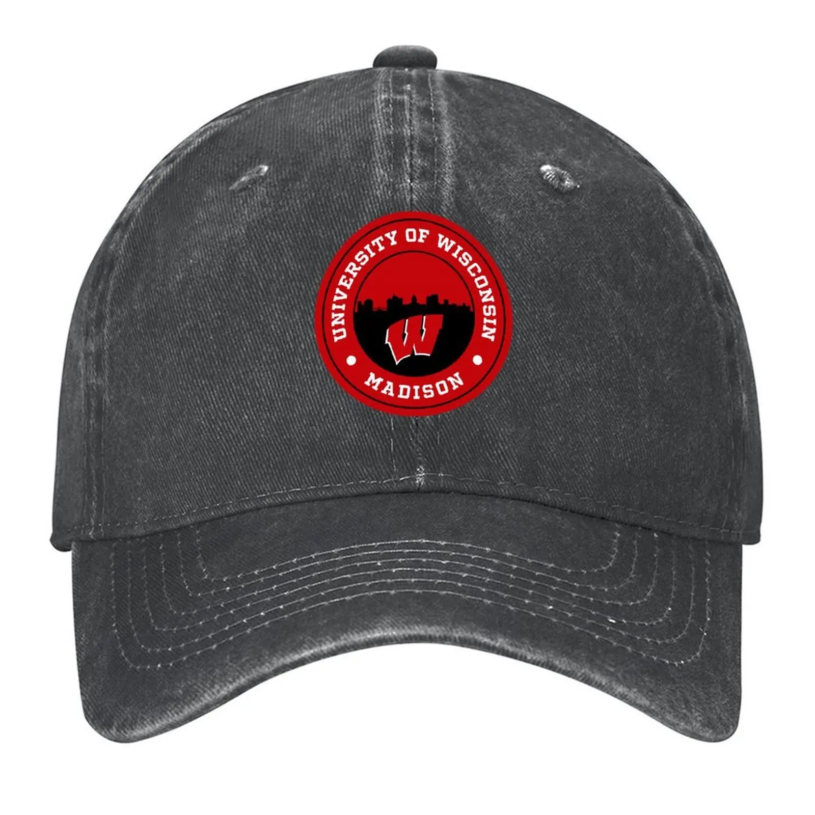 

Madison - Circle Baseball Cap custom Hat Streetwear Military Cap Man Beach Bag Men's Women's