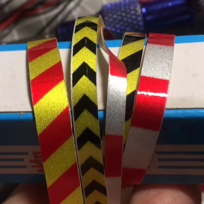 Modelo de simulação caminhão faixa de advertência adesivo reflexivo para 1/14 tamiya rc reboque scania actros volvo homem carro peças diy