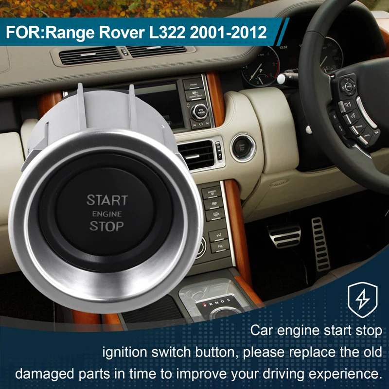 Car Engine Start Stop Ignition Switch Push Button LR050802 For Land Rover Range Rover L322 2001–2012