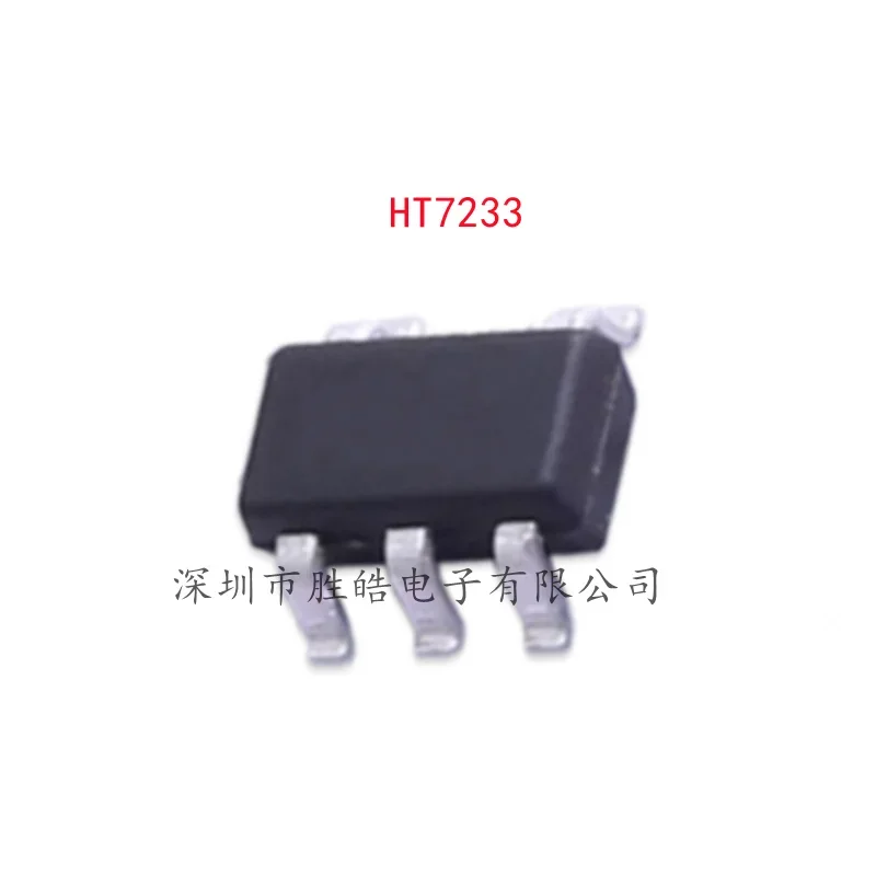 

(10PCS) NEW HT7233 Silk Screen 7233 LDO Voltage Regulator Chip SOT23-5 HT7233 Integrated Circuit