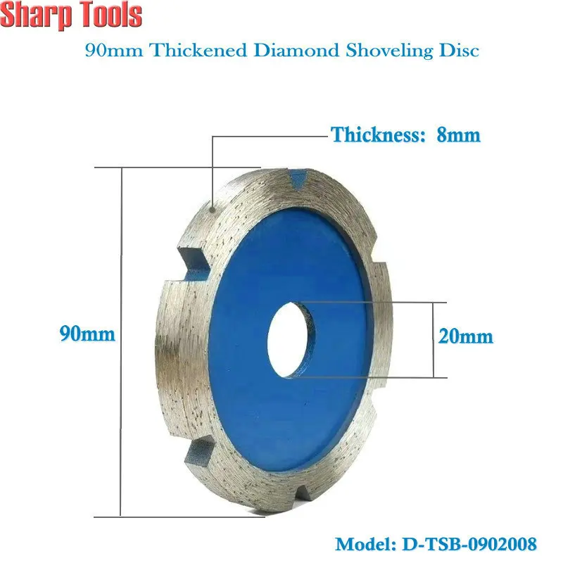 Cutting Grinding Wheel Thick Diamond Shovel Disc Circular Saw Blade Rotary Tool Polishing Buffing Disk on Stone Sanding Slotting