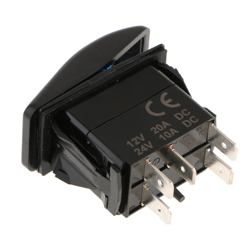 

LED Horn Push Button Switch DC 12V 24V Waterproof ABS Toggle for Universal Automotive Applications