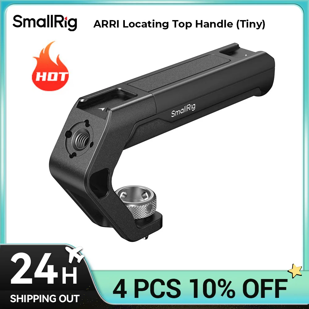 SmallRig Top Handle for ARRI Locating Holes (Tiny),Weight 113g,Portable Camera Top Handle for Sony for Canon for Nikon 4757