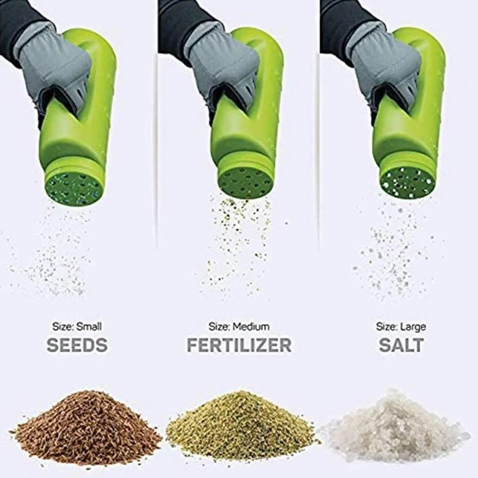 

Salt Spreader For Snow 2L Heavy-Duty Handheld Distributor Container Fertilizer Spreader For Fertilizer Sand Gravel Rock Grass