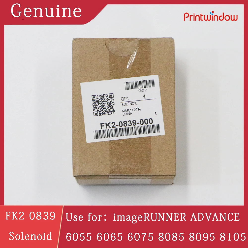 

Genuine New FK2-0839 Solenoid for Canon imageRUNNER ADVANCE 6055 6065 6075 8085 8095 8105 FK2-0839-000 Solenoid - SL9