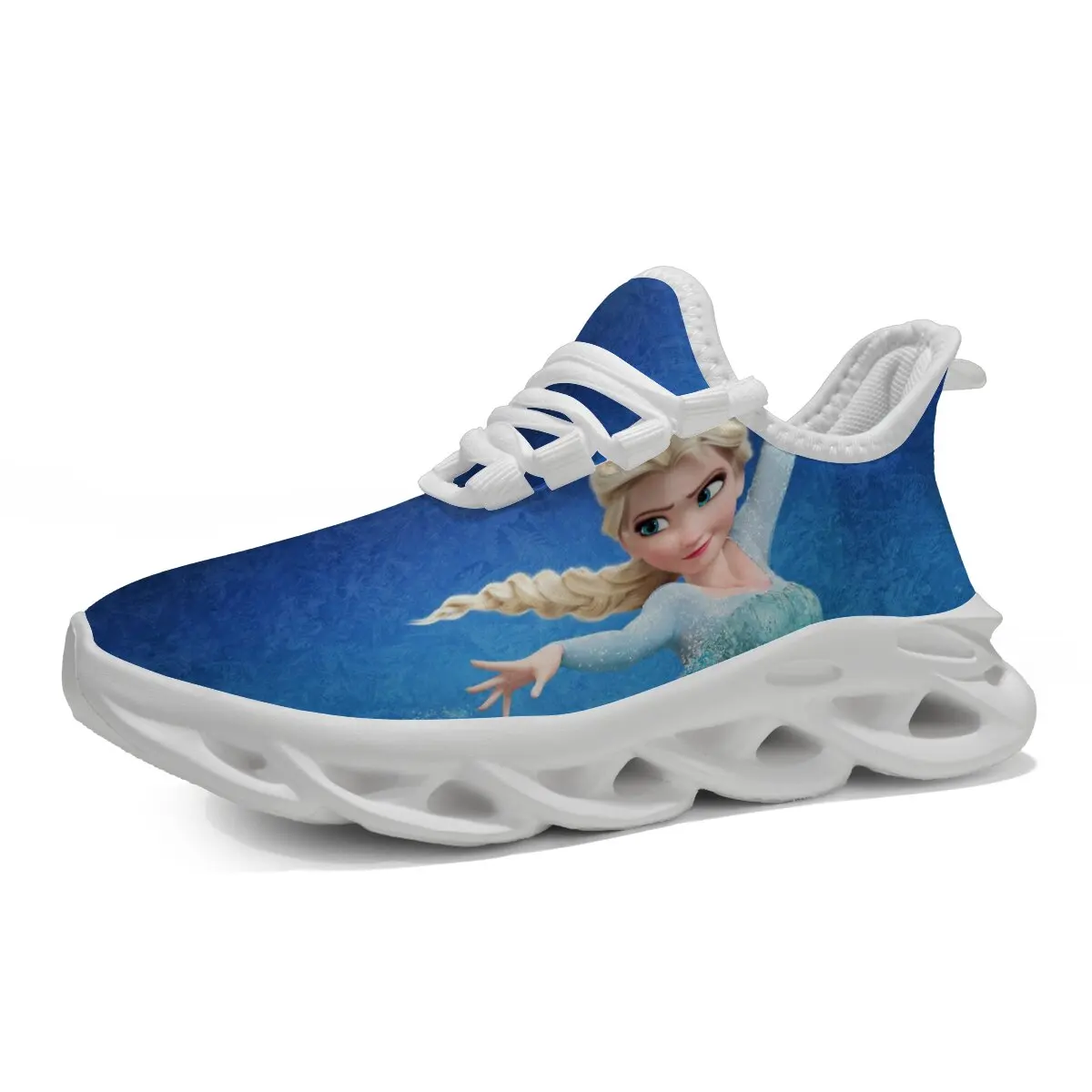 Disney Girls Cartoon Frozen Sirena Principessa Scarpe casual carine Scarpe sportive con fondo morbido antiscivolo per regalo per ragazza Scarpe Topolino