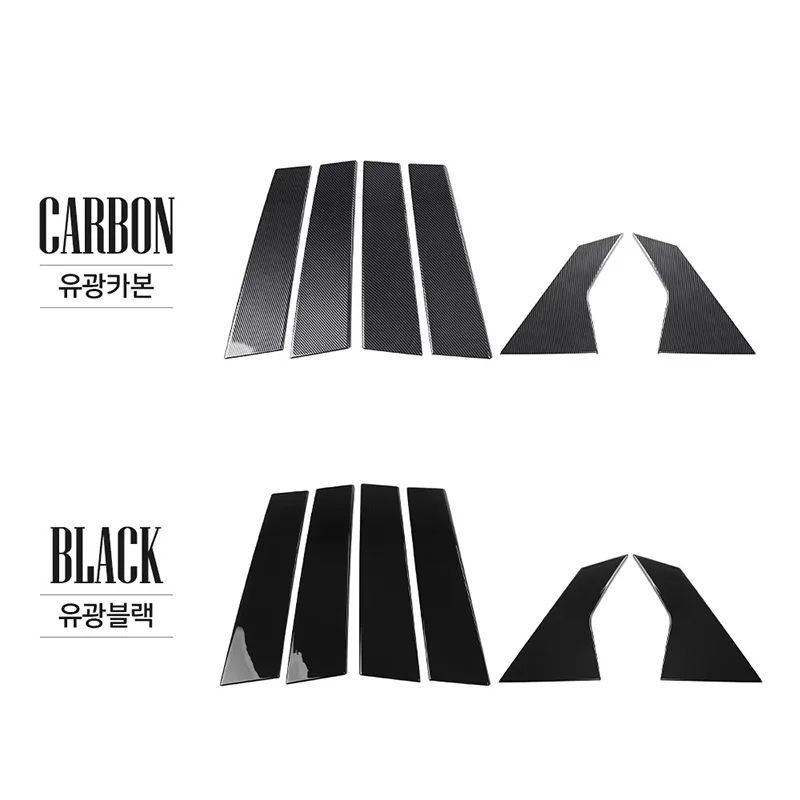 For Hyundai IONIQ 6 I 2022 2023 2024 2025  Car Door Window B Pillar C Pillar Trim Decorative Frame protective Strip Scratch