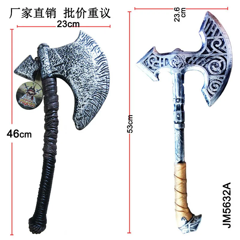 Halloween Plastic Hook Sickle Trident Prop Role-playing Cosplay for Men