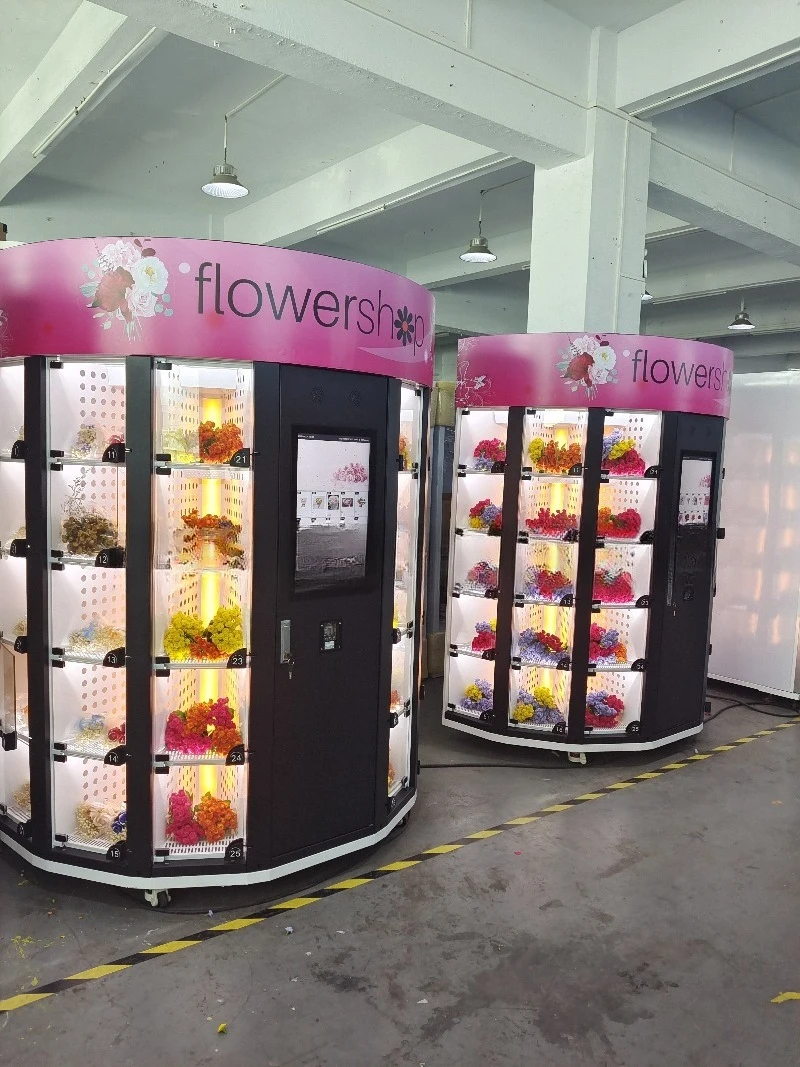 Vending Machine Supplier SDK Elegant Design Flower-Vending-Machine for Flowers With Cooler and Humidifier