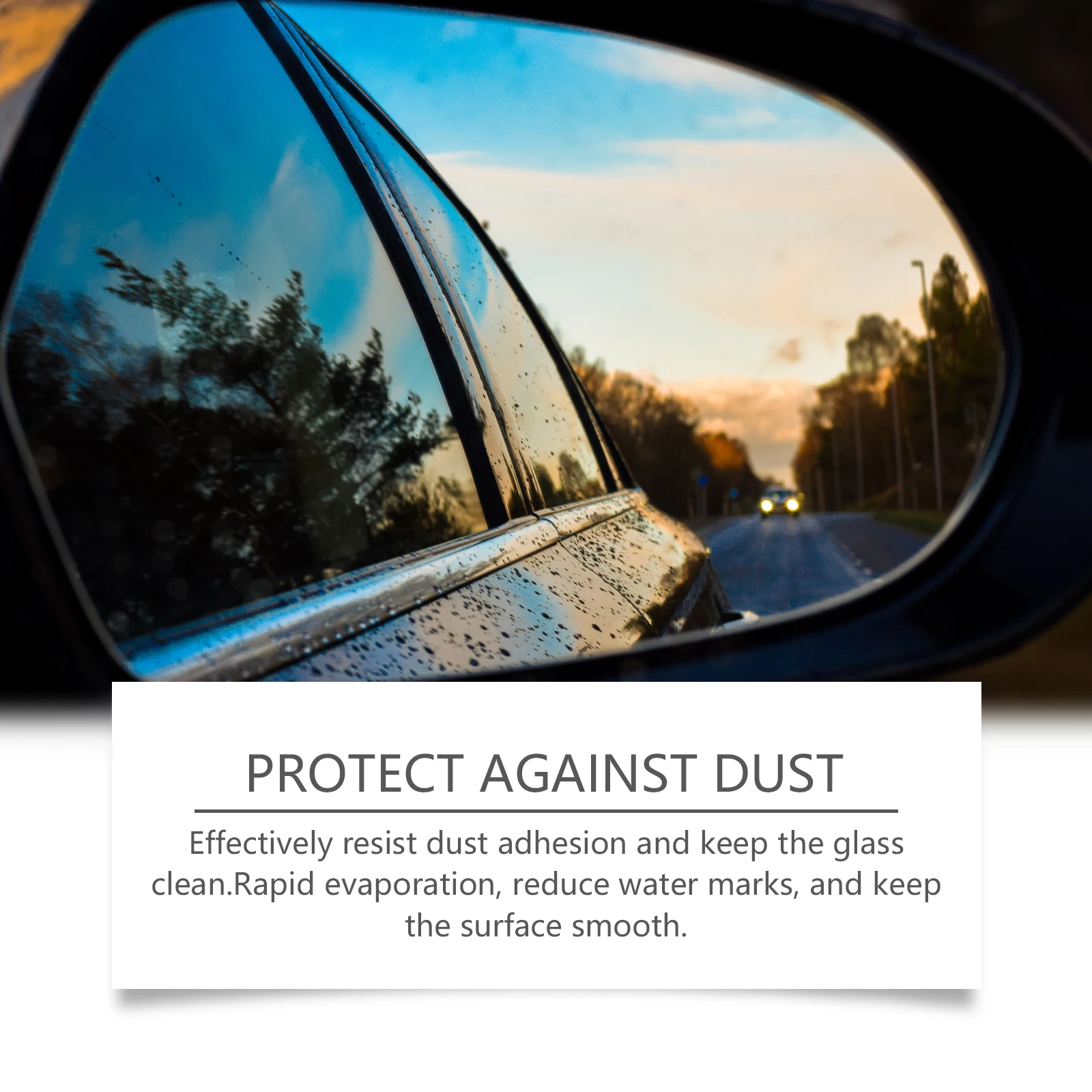 أداة معالجة الزجاج الأمامي لتنظيف الزجاج يزيل الماء ويمنع الأوساخ وتبخر سريع بدون خطوط مجموعة تفصيل السيارة #4
