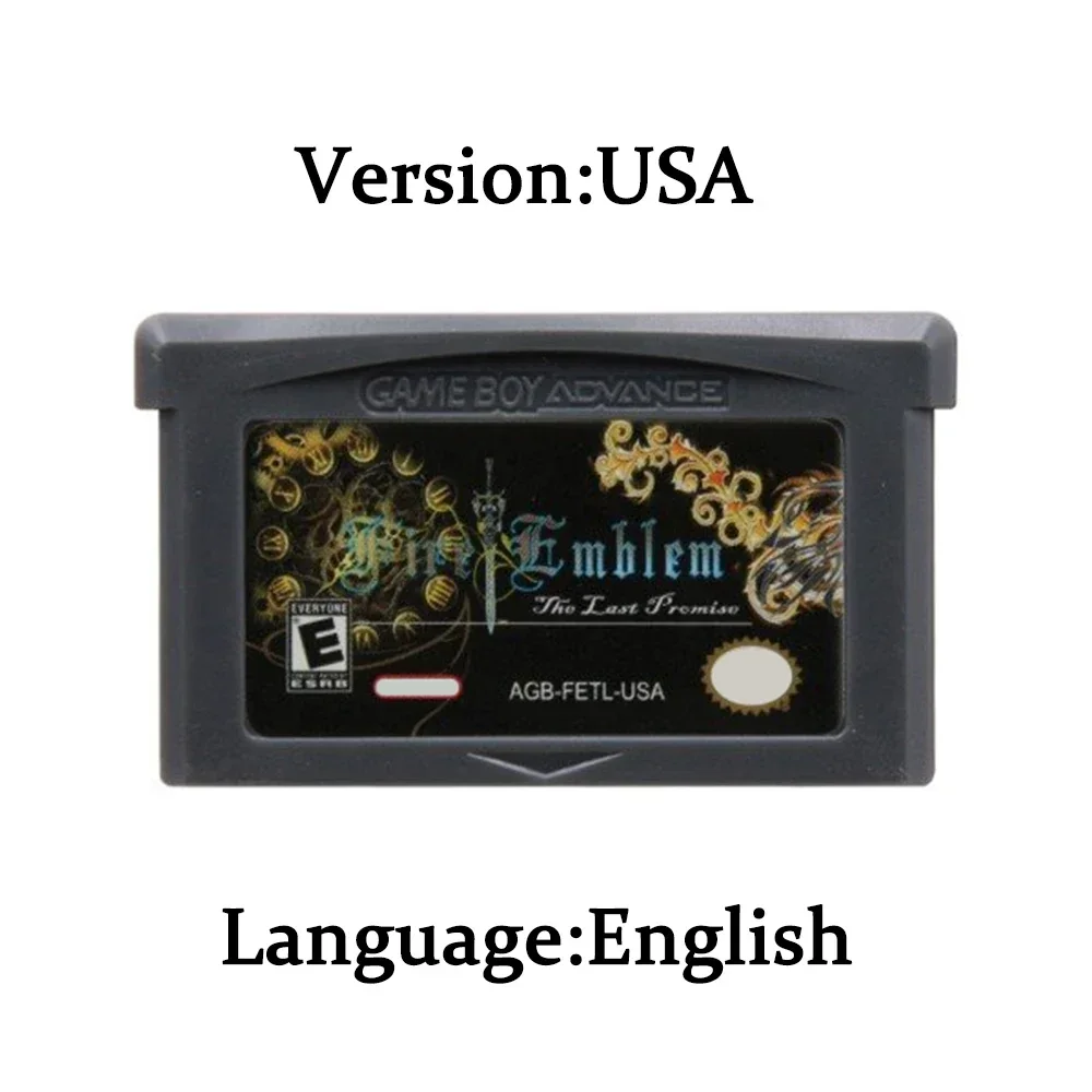 GBA Game Cartridge Fire Emblem Series 32-Bit-Videospielkonsolenkarte The Sacred Stones Sword of Seals Binding Blade für GBA NDS – Detail 8