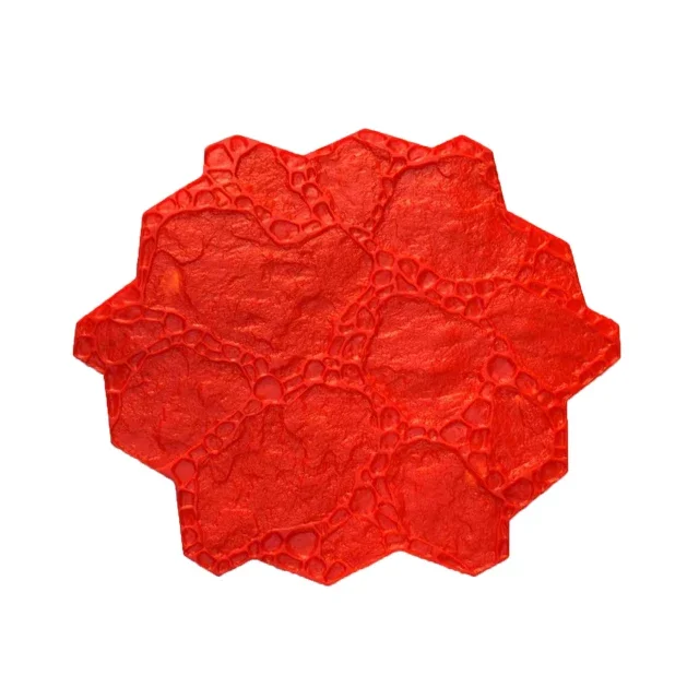 Polyurethane Stone Pattern Rubber Concrete Stamp Mat Paving Mould Liquid Silicone For Stamped Concrete Printing Molds