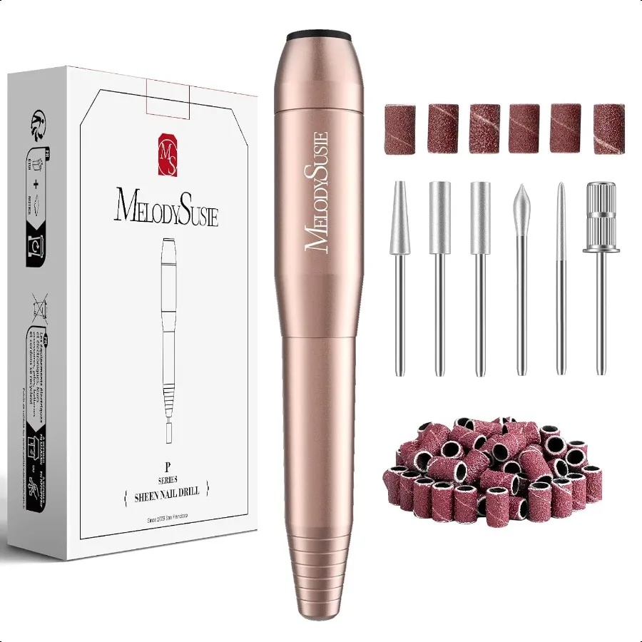 

Electric Nail Drill hinePC120I Portable Electric Nail File Efile Set for Acrylic Gel Nails Manicure Pedicure Tool with Nail Dri