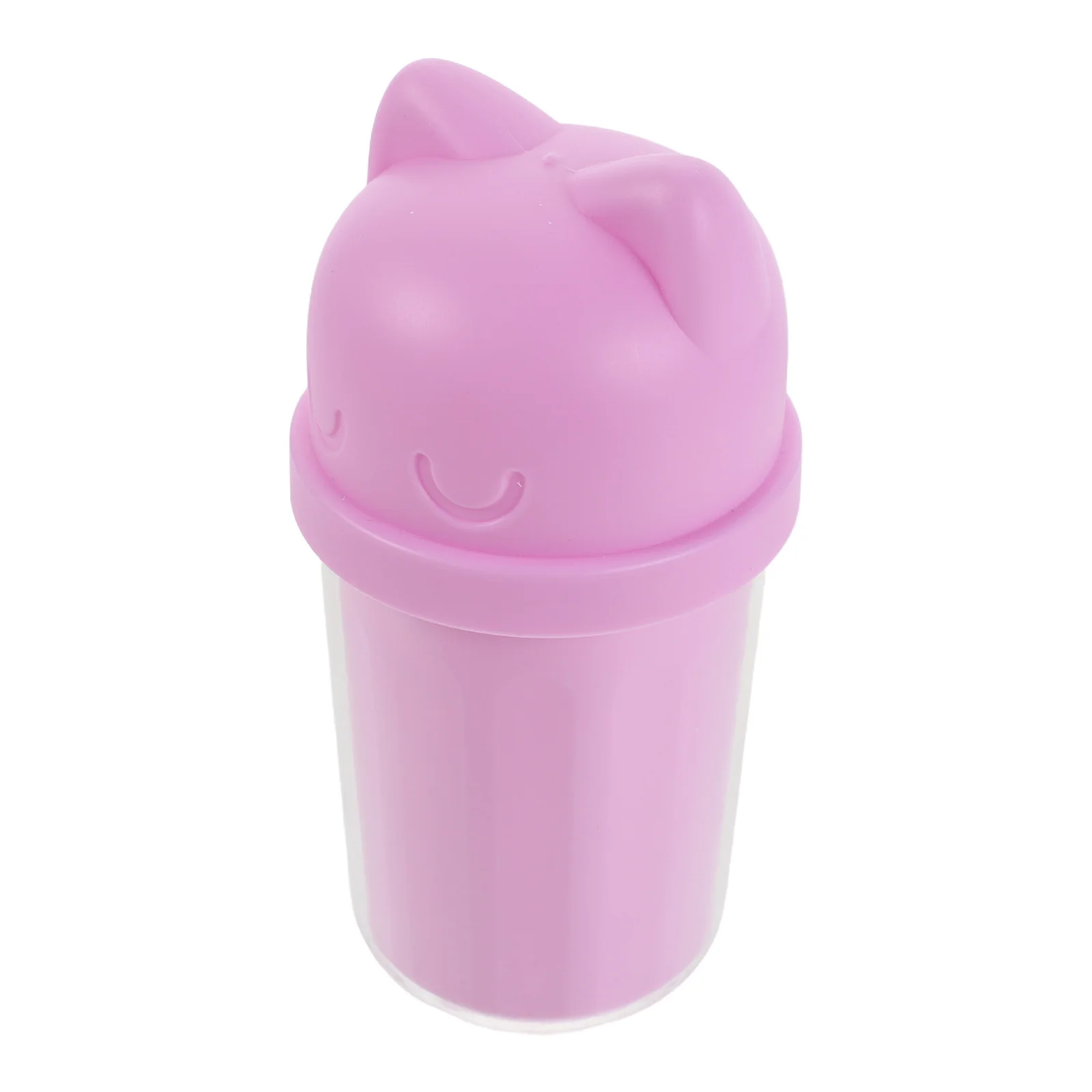 

Portable Mouthwash Cup Double Layer Cute Cat Design Travel Toothbrush Holder for Camping Business Trips Daily Use Adults