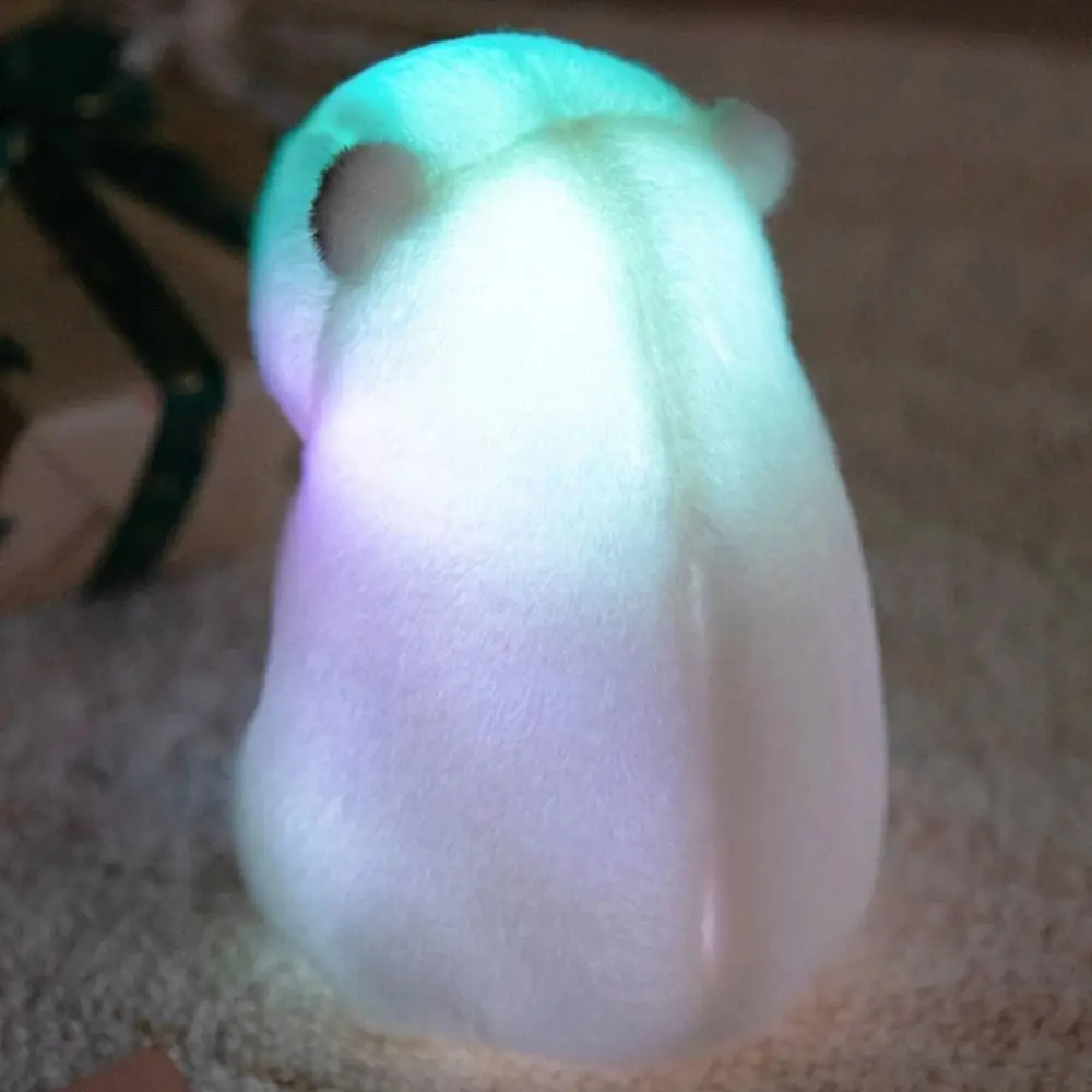 

Luminous Lighted Capybara Plush Toy Fluffy Texture Comfortable To Touch LED Capybara Stuffed Animal Soft Light Skin-friendly