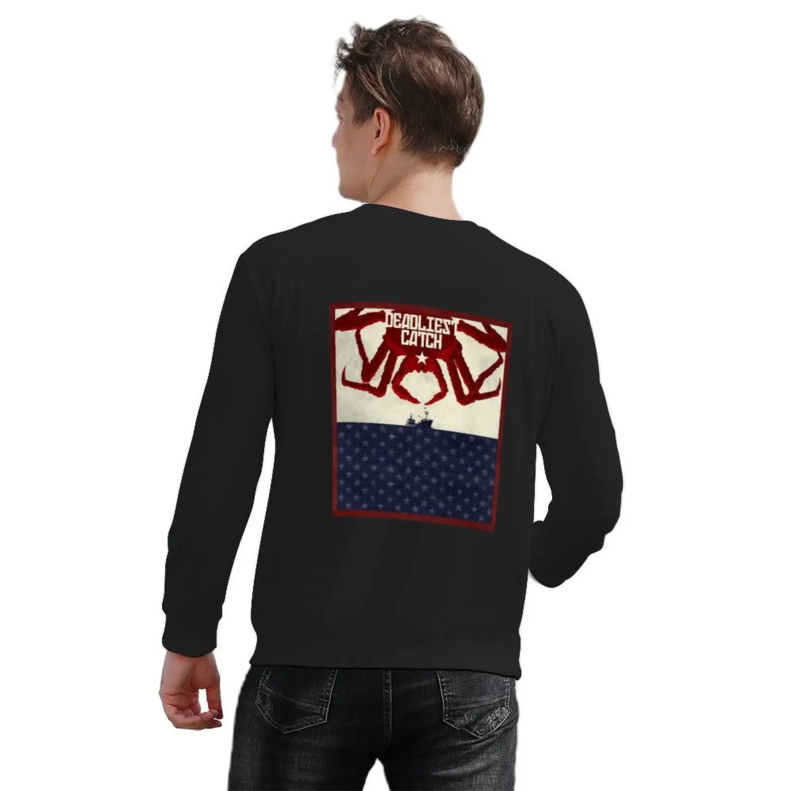 deadliest catchFunny Alaska Pullover tracksuits fashion men autumn winter clothes new sweatshirts
