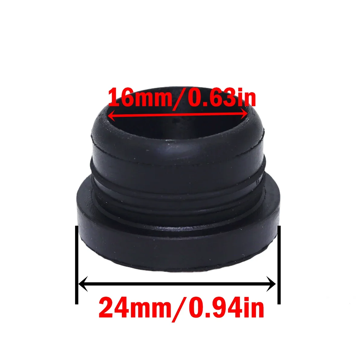 2X Washer Pump Grommets For Peugeot 206 207 208 306 307 308 406 Rubber Seal Gasket Windshield Reservoir Bottle Leaking Repair