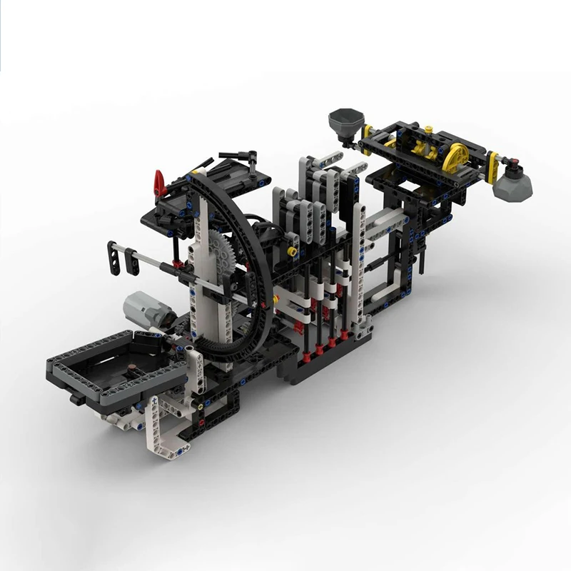 Machine à moteur GBC Waning Moon, modèle de bricolage, briques technologiques, assemblage modulaire, blocs de construction MOC créatifs, balles, jouets, cadeaux de noël