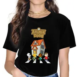 ANIMAL ROAD Women Clothing Animal Crossing New Horizons Graphic Female Tshirts Vintage Grunge Loose Tops Tee