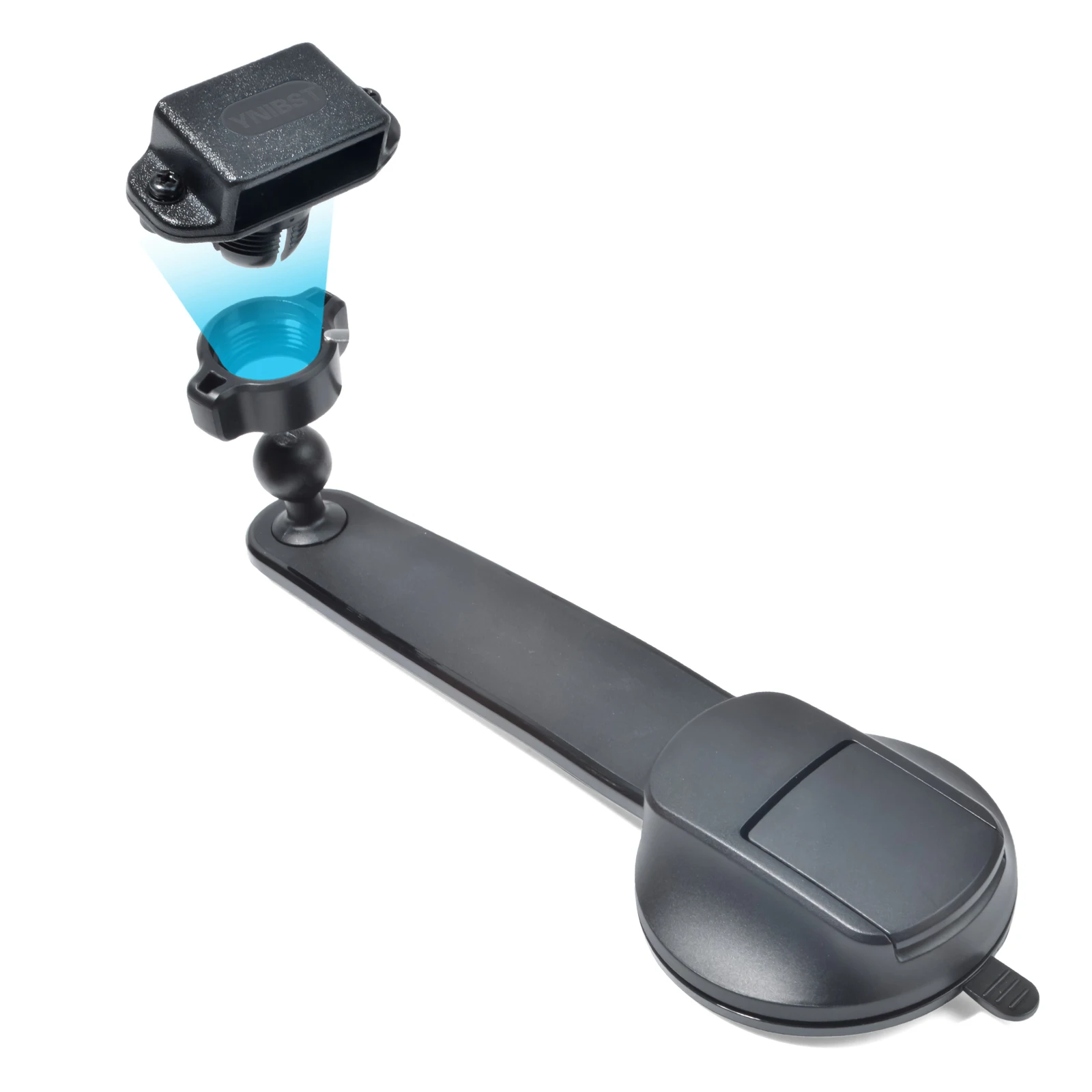 Автомобильная присоска, держатель для рации, лобовое стекло/приборная панель/окно для грузовика, присоска с гибкой шеей, автомобильный ручной держатель для радиоприемника, крепление