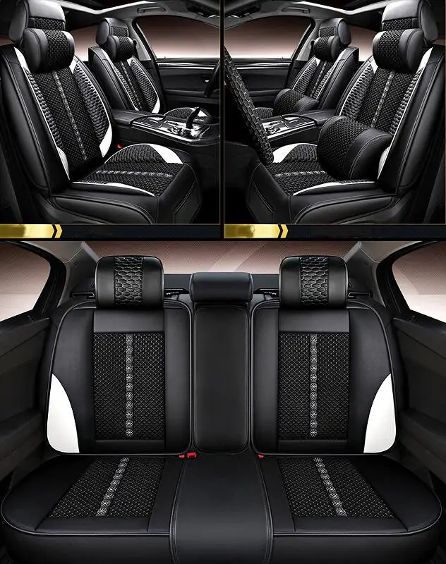 

Full set car seat covers + Steering wheel cover for Mazda CX-5 2025-2012 breathable seat cushion Good seat case for CX5 2018