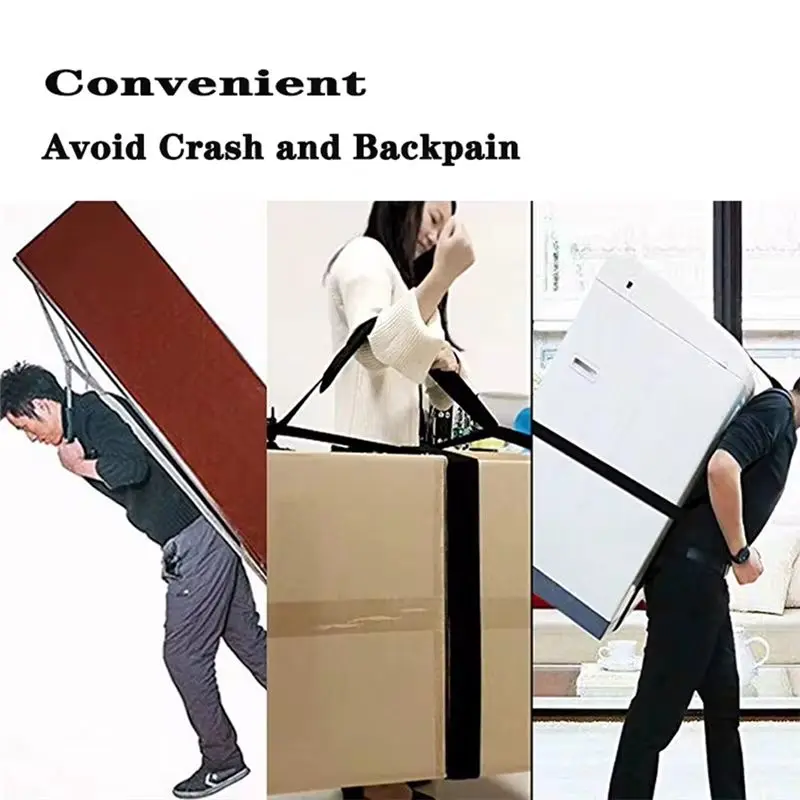 A33R-Adjustable Moving And Lifting Straps For One Person,Single Lifting And Moving Belt Moving Shoulder Straps For Home Use